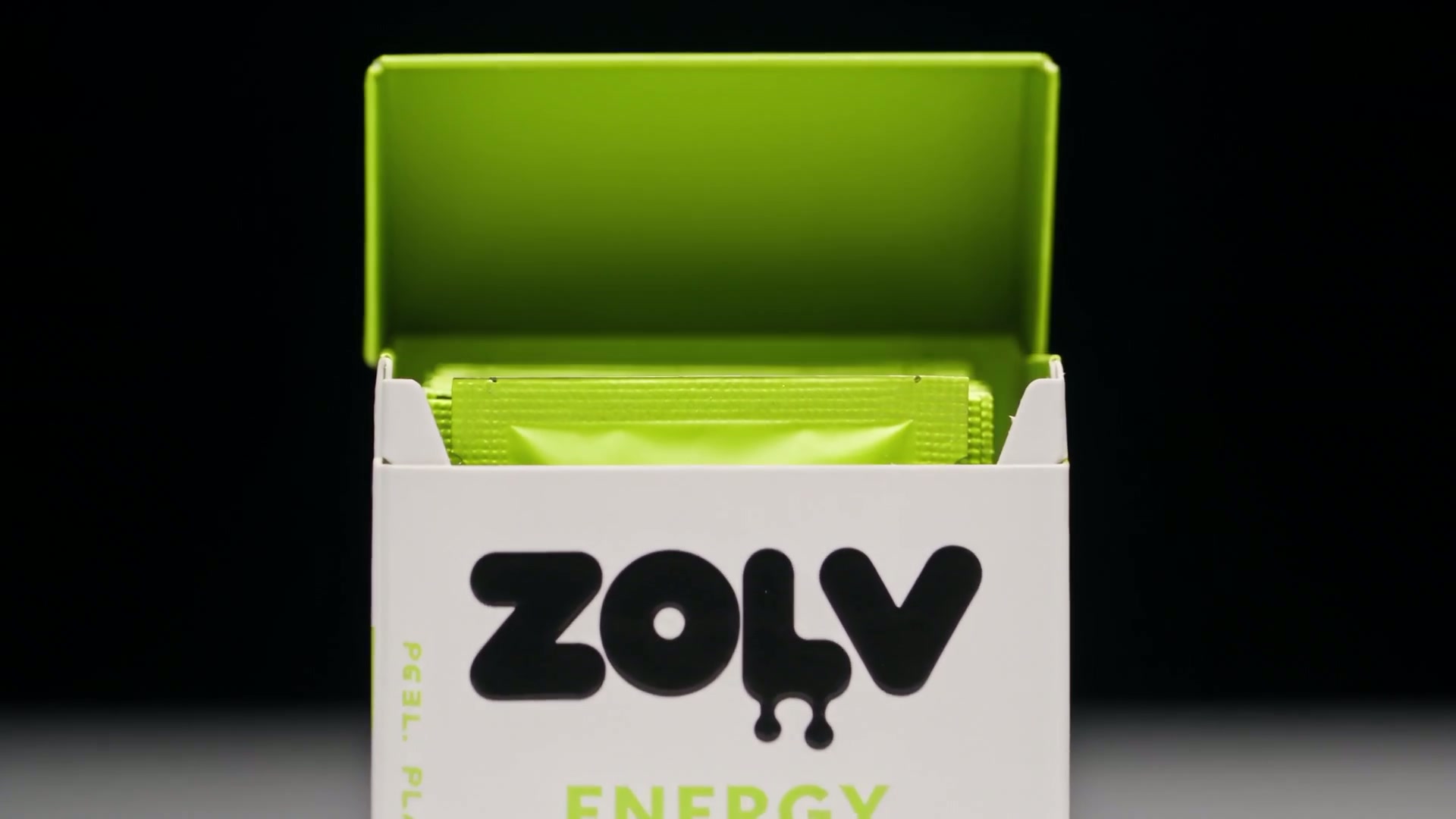 The inside lid of a ZOLV pack